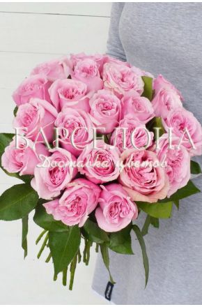 Букет из 23 пионовидных роз David Austin