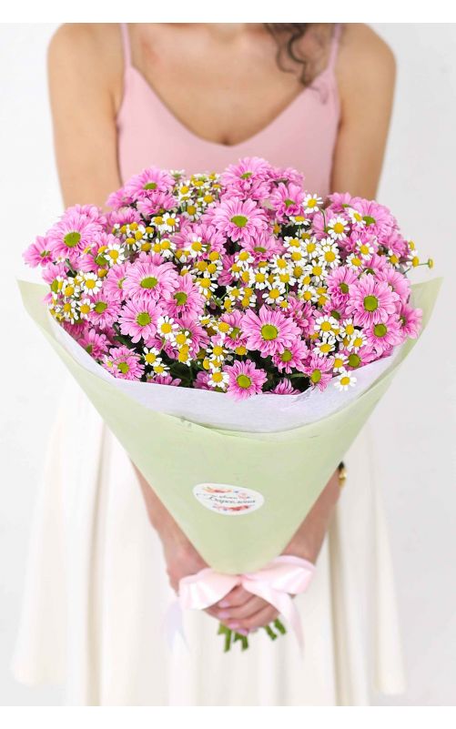 Хризантемы ромашки 11 штук 