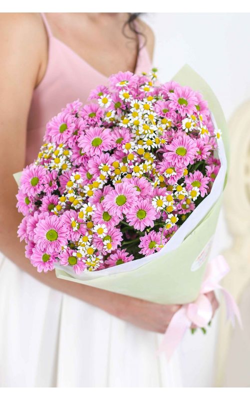 Хризантемы ромашки 11 штук 