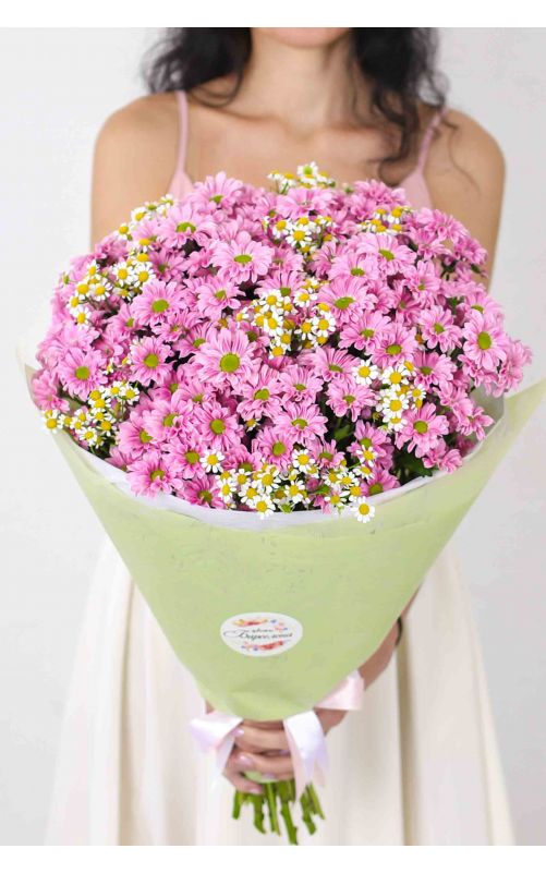 Сантини ромашки 21 штука 